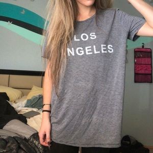 Los Angeles Striped Tee (L)